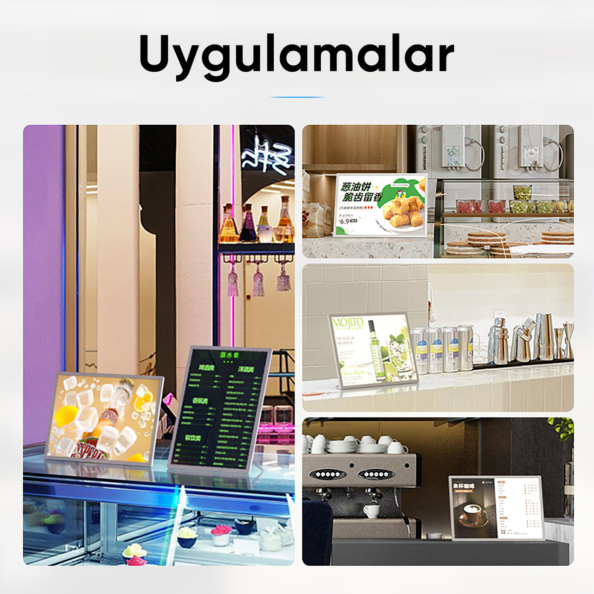 A3 Yatay / Dikey / Duvara Monte Kullanımlı Lightbox