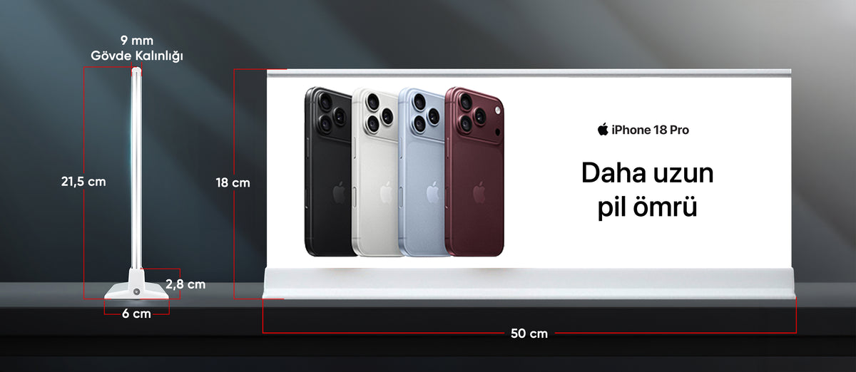 Çift Taraflı Stant Lightbox