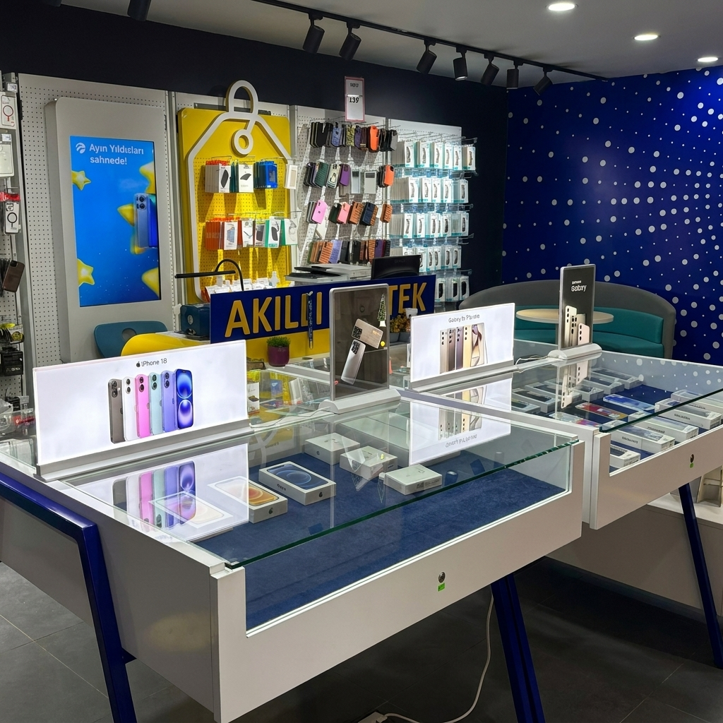 Çift Taraflı Stant Lightbox