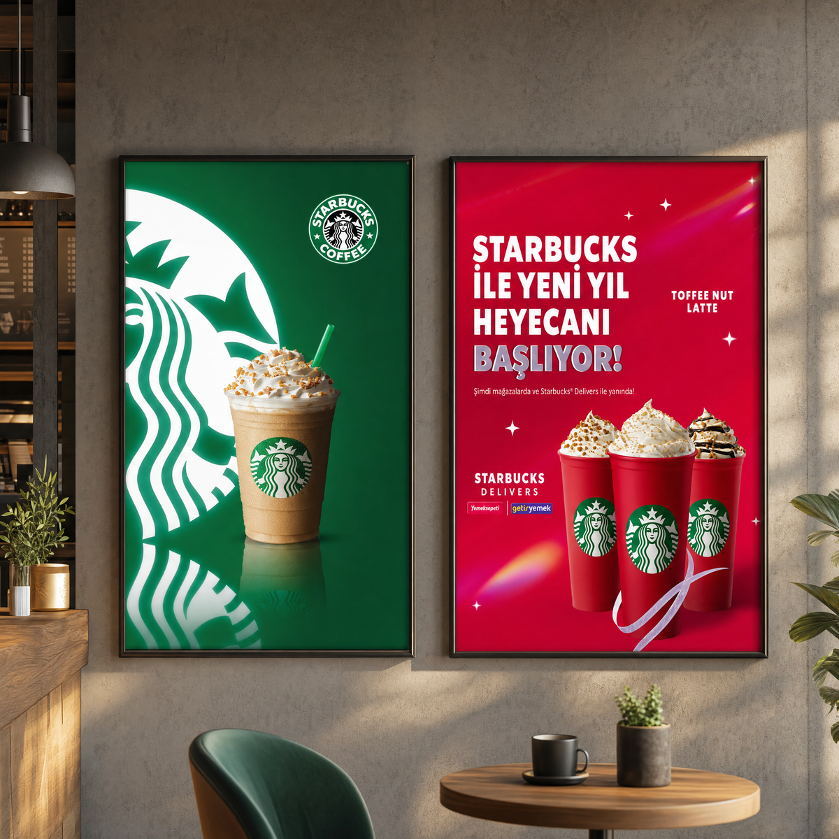 50 x 70 cm Yatay / Dikey / Duvara Monte Kullanımlı Lightbox