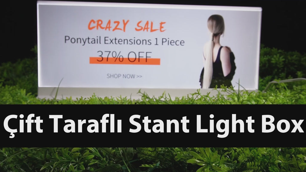Çift Taraflı Stant Lightbox